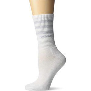 adidas womens 3-stripe Crew Socks (3-pair)